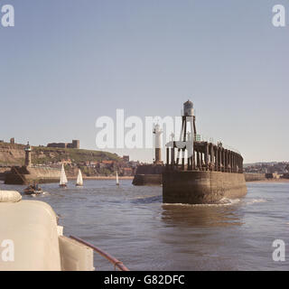 Segeln - Whitby Yachtclub - Whitby, Yorkshire Stockfoto