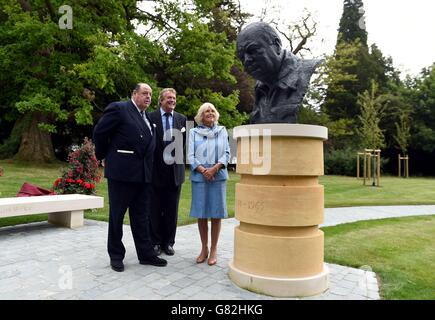 Herzogin von Cornwall Besuch in Oxfordshire Stockfoto