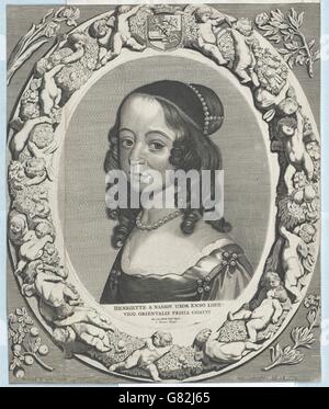 Henriette Katharina, Prinzessin von Oranien, Gräfin von Nassau Stockfoto