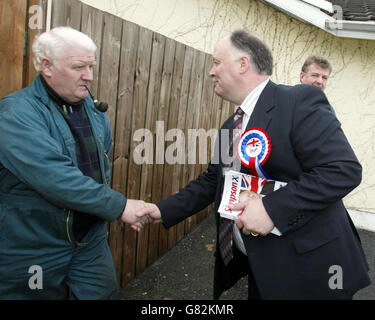 Allgemeine Wahl-Kampagne 2005 - Banbridge Stockfoto