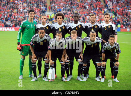 Fußball - UEFA Euro 2016 - Qualifikation - Gruppe B - Wales / Belgien - Cardiff City Stadium Stockfoto