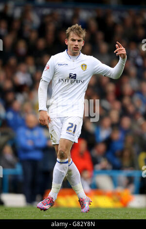 Fußball - Sky Bet Championship - Leeds United / Rotherham United - Elland Road. Charlie Taylor von Leeds United Stockfoto