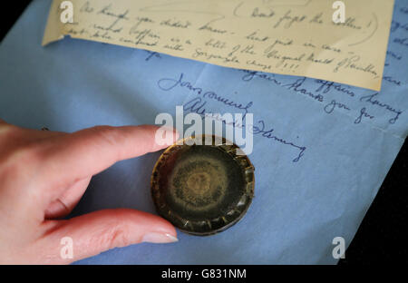 Alexander Fleming Auktionsvorschau Stockfoto