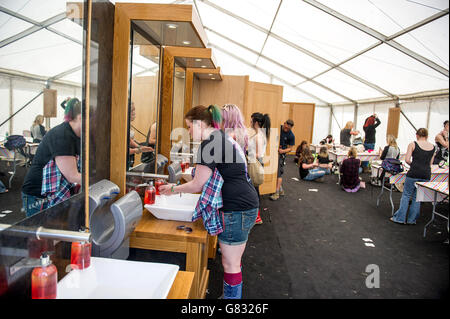 Download Festival 2015 - Tag eins - Donington Park Stockfoto