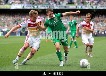 Fußball - UEFA European Championship Qualifikation - Gruppe D - Republik Irland V Schottland - Aviva Stadium Stockfoto