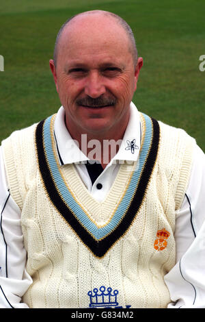 Cricket - Derbyshire County Cricket Club - 2005 Photocall - County Ground. David Houghton, Derbyshire Director of Cricket Stockfoto