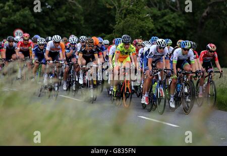 Radfahren - 2015 Aviva Frauen Tour of Britain - Phase 1 - Bury St Edmunds, Aldeburgh Stockfoto