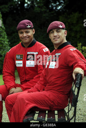 Britische Armee Freefall Fallschirm display Stockfoto