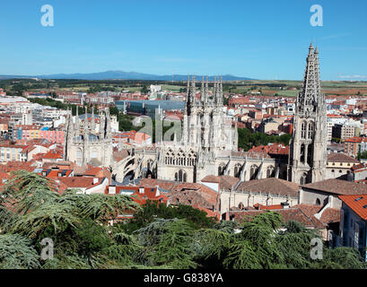 Burgos Cathedral, Kastilien-León Stockfoto