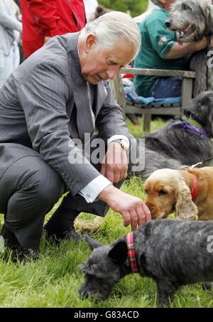 Königlicher Besuch in Schottland - Tag2 Stockfoto