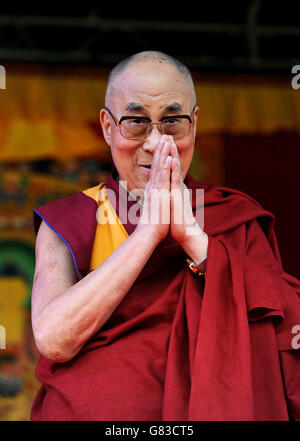 Dalai Lama Besuch in Hampshire Stockfoto