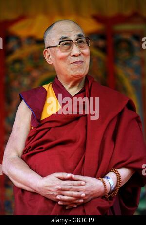 Dalai Lama Besuch in Hampshire Stockfoto