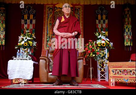 Dalai Lama Besuch in Hampshire Stockfoto