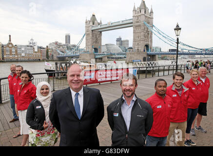 Segeln - 60 Tage, um die Clipper Race Start Ankündigung - Guoman Tower Hotel Stockfoto