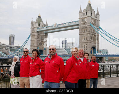 Segeln - 60 Tage, um die Clipper Race Start Ankündigung - Guoman Tower Hotel Stockfoto