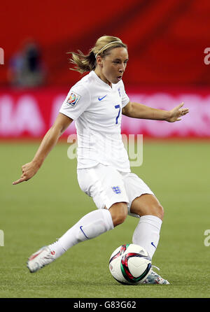 Die englischen Jordan Nobbs während des FIFA Women's World Cup Canada 2015 Gruppe F-Spiels zwischen England und Kolumbien im Olympiastadion in Montreal, Quebec, Kanada. Stockfoto