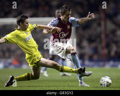 Fußball - FA Barclays Premiership - Aston Villa V Charlton Athletic - Villa Park Stockfoto