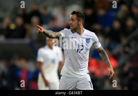 Fußball - UEFA U-21-Europameisterschaft - Gruppe B - England gegen Italien -. Englands Danny ings Stockfoto