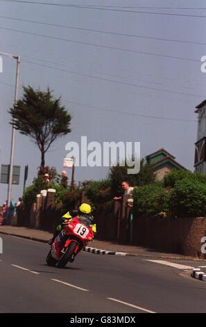 Motorradfahren... Isle Of Man TT... Formel 1-Rennen Stockfoto