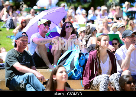 Tennis - Wimbledon Championships 2015 - Tag zwei - der All England Lawn-Tennis and Croquet Club Stockfoto