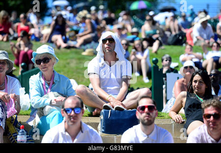 Tennis - Wimbledon Championships 2015 - Tag zwei - der All England Lawn-Tennis and Croquet Club Stockfoto