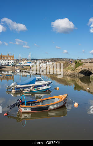 England-Devon-Seaton-Brücke über die Mündung des Flusses Axt Adrian Baker Stockfoto