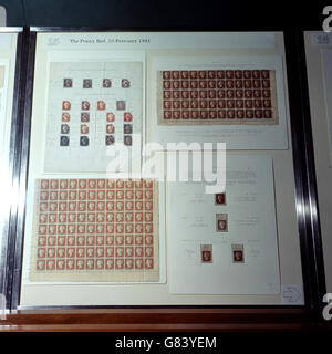 Ausstellungen - National Postal Museum - London Stockfoto