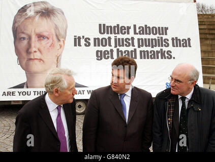 Allgemeine Wahl-Kampagne 2005 - schottische konservative Partei Stockfoto