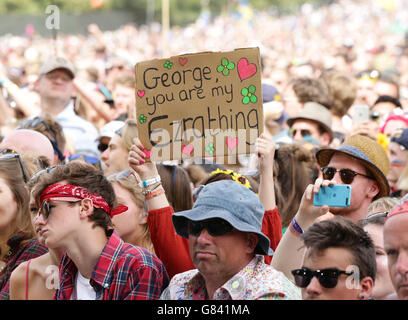 Glastonbury Festival 2015 - Tag 2 Stockfoto