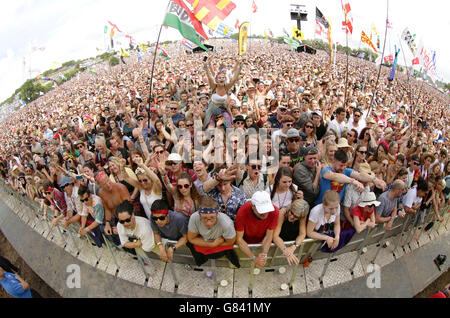 Glastonbury Festival 2015 - Tag 2 Stockfoto