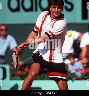 Tennis, French Open. Goran Ivanisevic Stockfoto