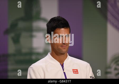 Tennis - 2015 Wimbledon Championships - Vorschau Tag zwei - der All England Lawn-Tennis and Croquet Club Stockfoto