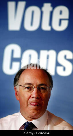 Allgemeiner Wahlkampf 2005 - Konservative Partei. Michael Howard, Vorsitzender der Konservativen Partei. Stockfoto