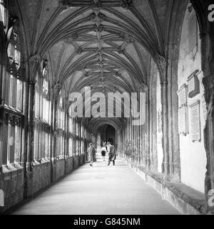 Gebäude und Denkmäler - Kathedrale von Wells - Somerset. Wells Cathedral in Somerset. Stockfoto