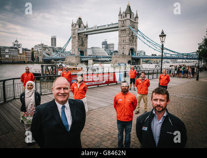 Segeln - 60 Tage, um die Clipper Race Start Ankündigung - Guoman Tower Hotel Stockfoto