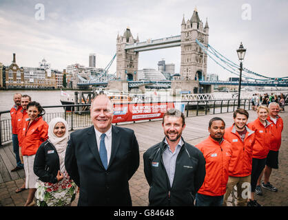 Segeln - 60 Tage, um die Clipper Race Start Ankündigung - Guoman Tower Hotel Stockfoto