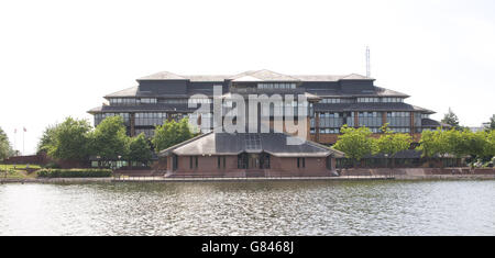 Cardiff Grafschaftsrat Gebäude in Cardiff Atlantic Wharf Cardiff Bay. Stockfoto