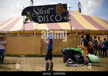 Glastonbury Festival 2015 - Tag 2 Stockfoto