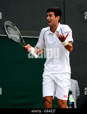 Tennis - Wimbledon Championships 2015 - Tag acht - der All England Lawn-Tennis and Croquet Club Stockfoto