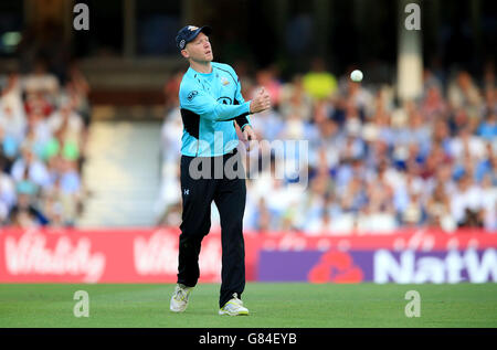 Cricket - NatWest t20 Blast - Southern Division - Surrey / Middlesex - Kia Oval. Gareth Batty, Surrey Stockfoto