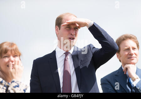 Königlicher Besuch in Imperial War Museum Stockfoto