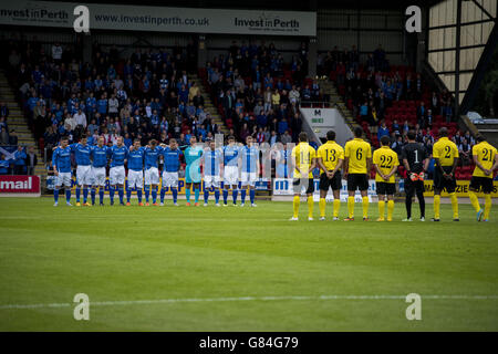 Fußball - Europa League erste Qualifikationsrunde - Rückspiel - St Johnstone V Alashkert FC - McDiarmid Park Stockfoto