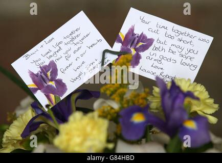 Billy und Lisa Graham Beerdigungen Stockfoto