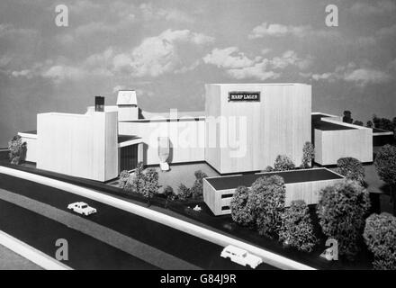 Gebäude und Wahrzeichen - königliche Brauerei - Manchester Stockfoto