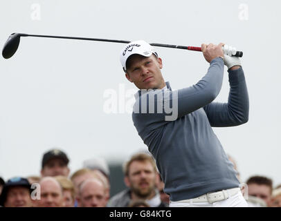 Golf - The Open Championship 2015 - Tag Vier - St Andrews. Englands Danny Willett am vierten Tag der Open Championship 2015 in St Andrews, Fife. Stockfoto