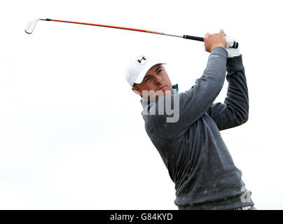 Golf - The Open Championship 2015 - Tag Vier - St Andrews. Der US-Amerikaner Jordan Spieth am vierten Tag der Open Championship 2015 in St Andrews, Fife. Stockfoto