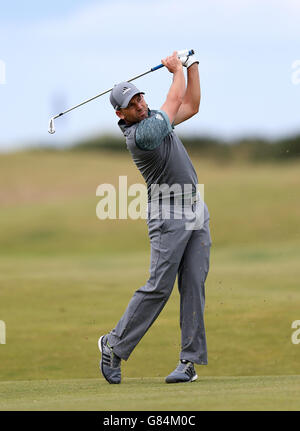 Spaniens Sergio Garcia am vierten Tag der Open Championship 2015 in St Andrews, Fife. Stockfoto