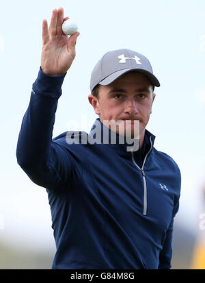 Golf - The Open Championship 2015 - Tag Vier - St Andrews. Irlands Paul Dunne am vierten Tag der Open Championship 2015 in St Andrews, Fife. Stockfoto