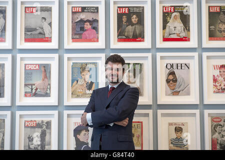 Audrey Hepburns Sohn Luca Dotti während einer Presseinformationspremiere für die Audrey Hepburn: Portraits of an Icon Exhibition, eine große Fotoausstellung, um das Leben und die Karriere seiner Mutter in der National Portrait Gallery, London zu feiern. Stockfoto