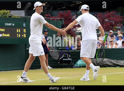 Tennis - Wimbledon Championships 2015 - Tag vier - der All England Lawn-Tennis and Croquet Club Stockfoto